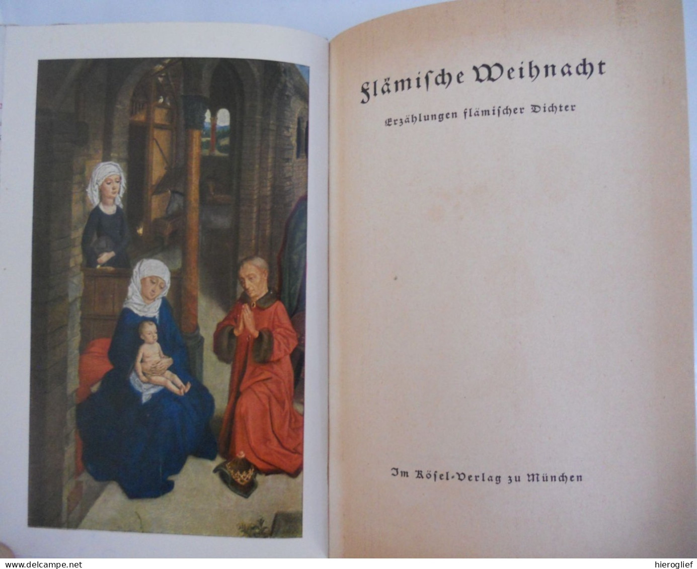 Flämische Weihnacht - Erzählungen Flämischer Dichter München Röfer-Verlag / Kerstmis Vlaanderen - Myths & Legends