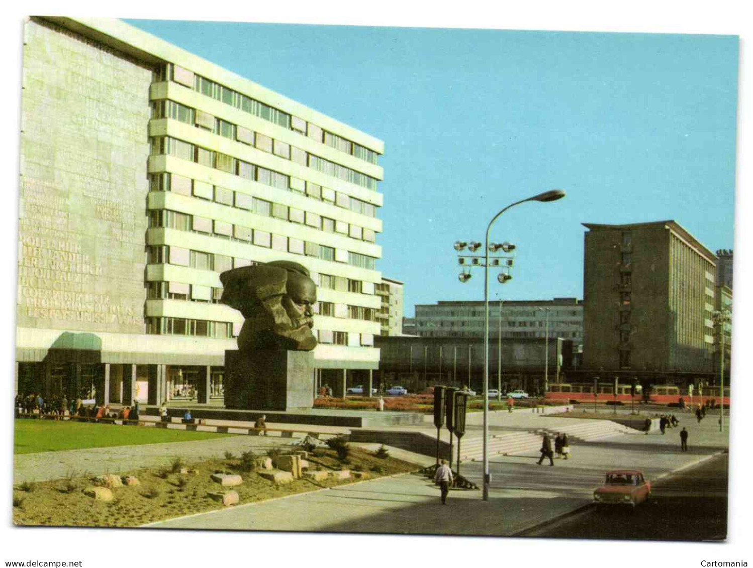 Karl-Max-Stadt - Karl-Max-Alle Met Karl-Max-Monument - Chemnitz (Karl-Marx-Stadt 1953-1990)