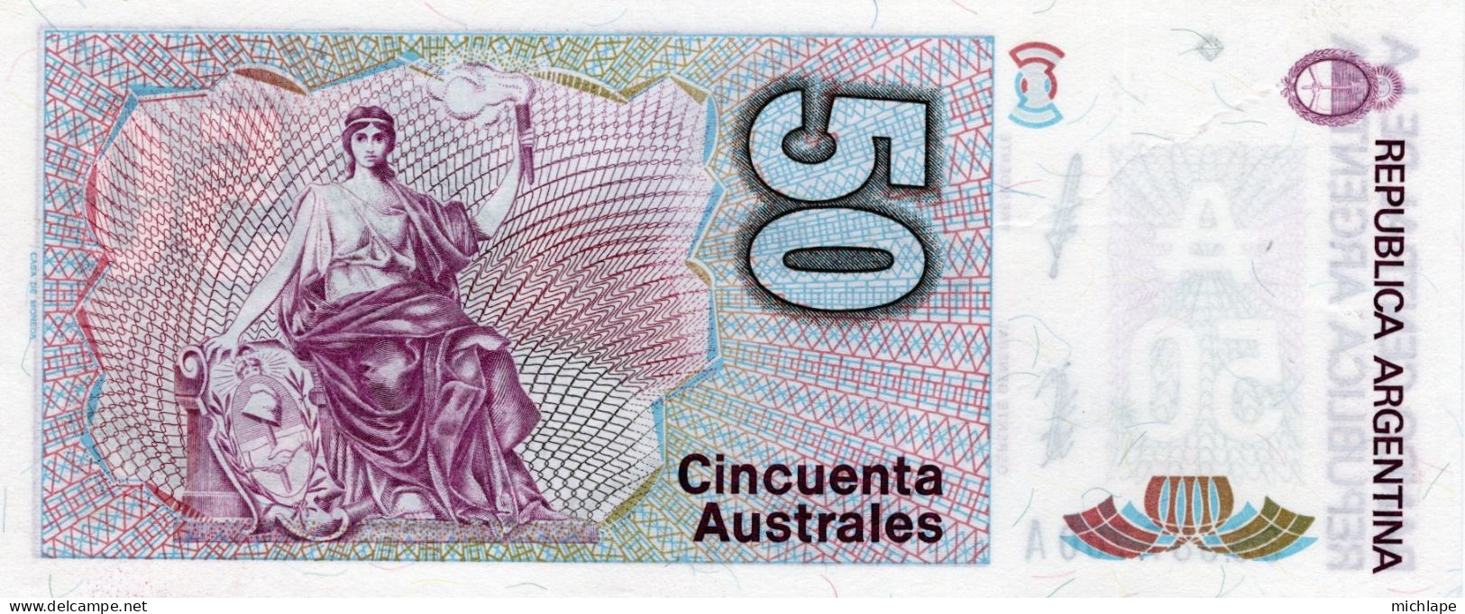 ARGENTINE 50 Australs  Neuf - Argentine