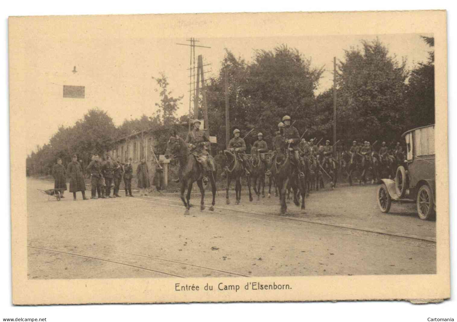 Entrée Du Camp D'Elsenborn (Edit. X. Delputz, Malmédy N° 186) - Elsenborn (camp)