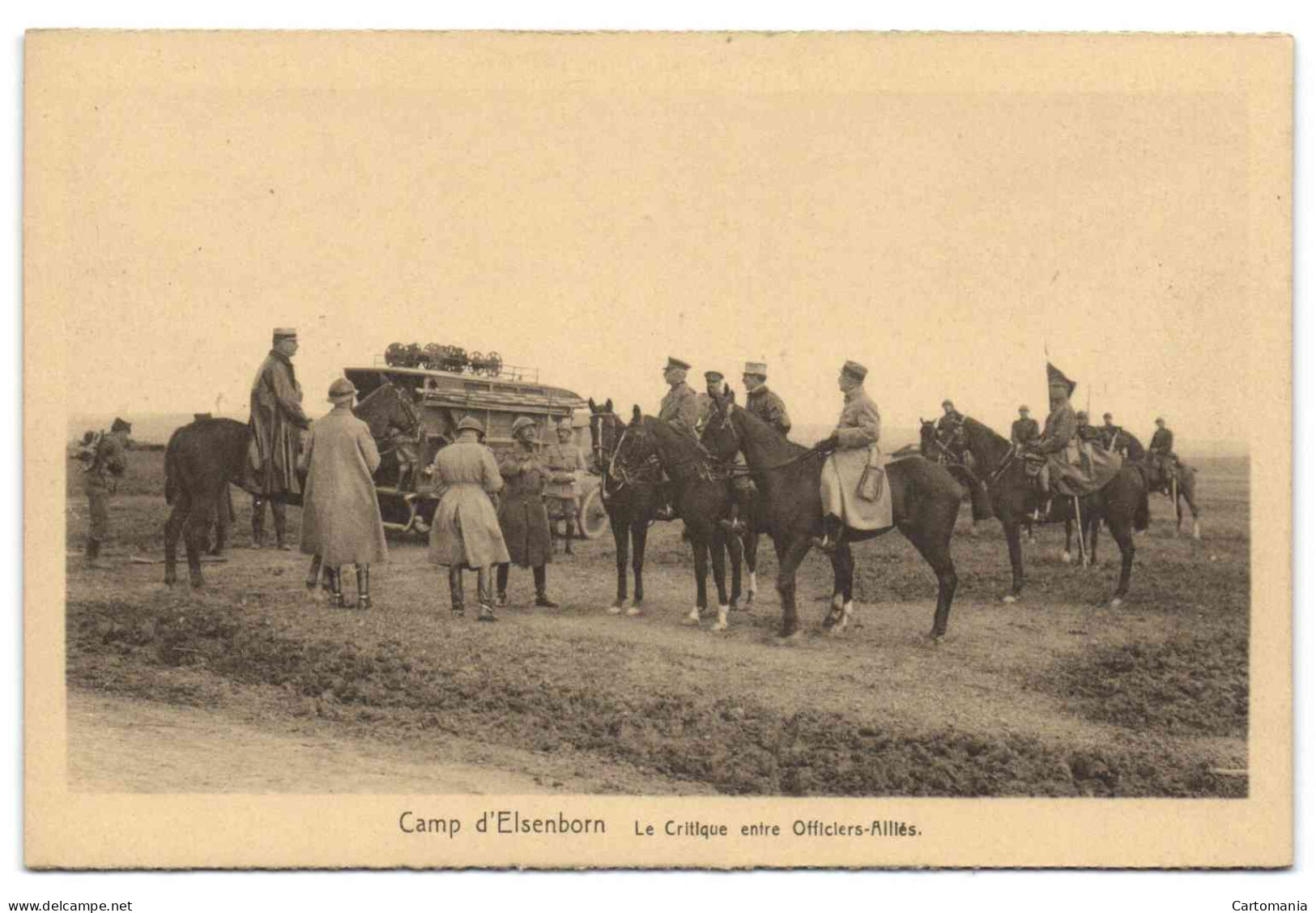 Camp D'Elsenborn - La Critique Entre Officiers-Alliés (Edit. X. Delputz, Malmédy N° 188) - Elsenborn (camp)