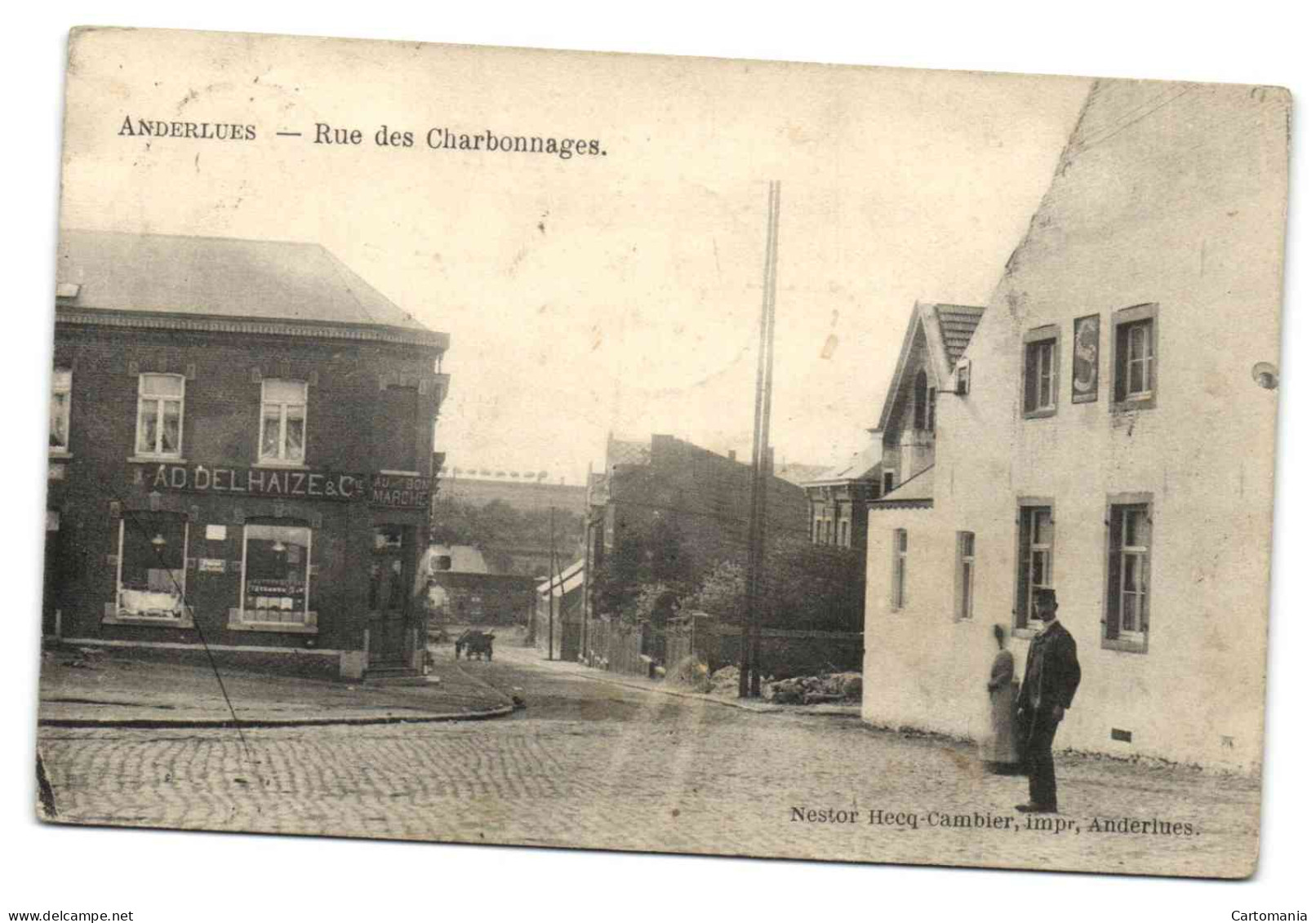 Anderlues - Rue Des Charbonages -- AD Delhaize & Cie -- (Edit. Nestor Cambier) - Anderlues