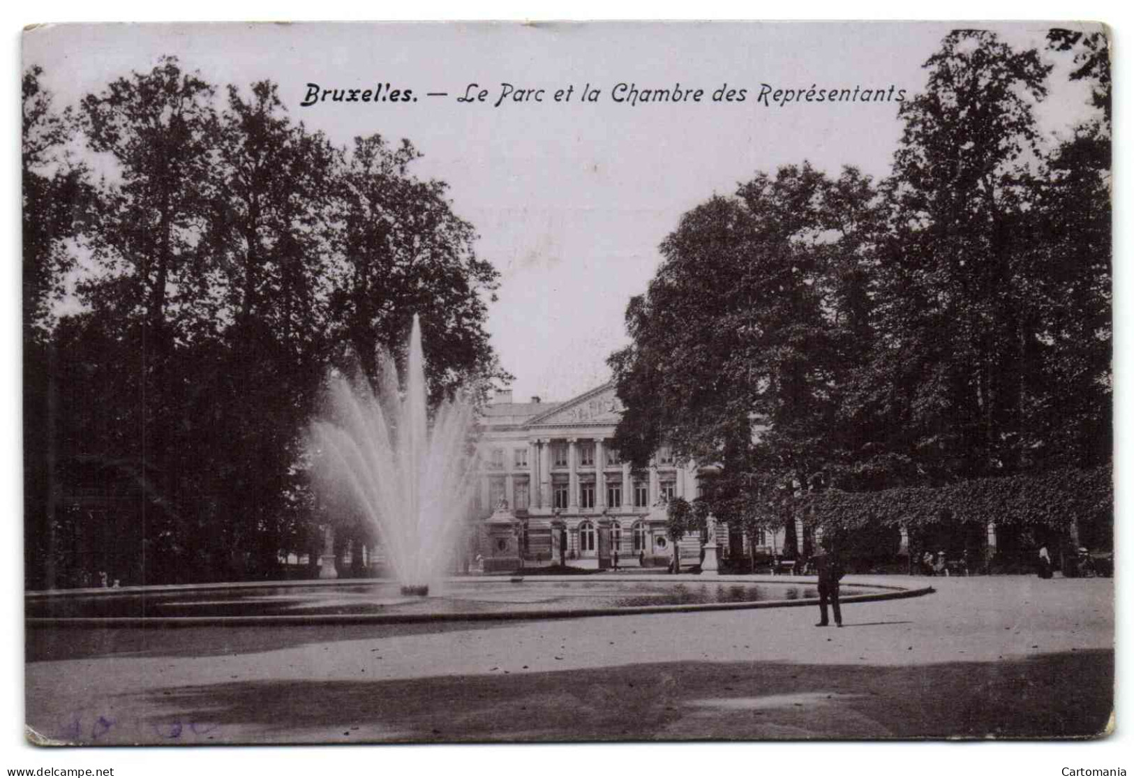 Bruxelles- Le Par Cet La Chambre Des Représentants - Brussel (Stad)