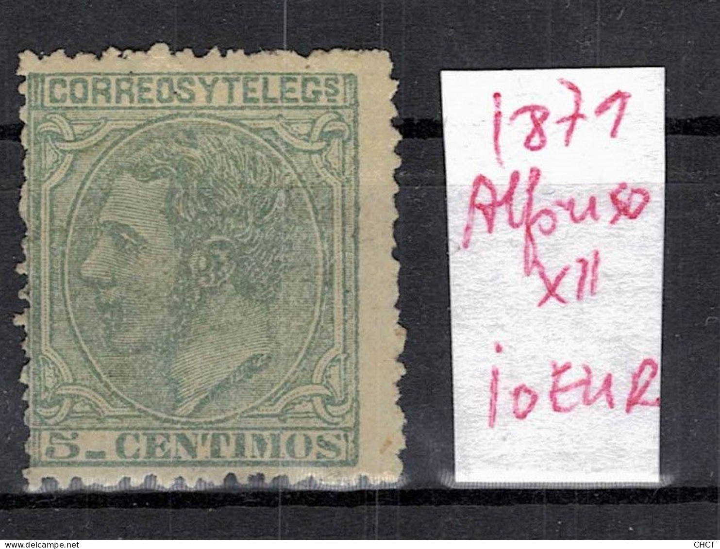 CHCT57 - Alfonso XII, 1879, MH, Spain - Nuevos