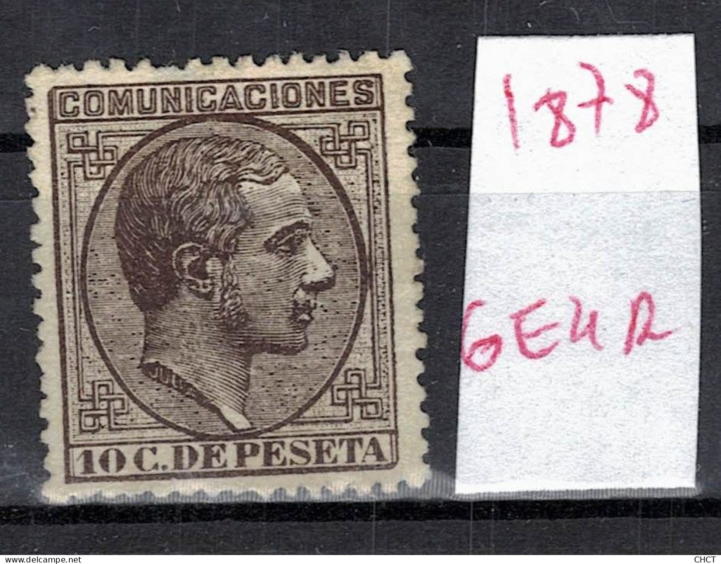 CHCT57 - Alfonso XII, 1878, MH, Spain - Neufs