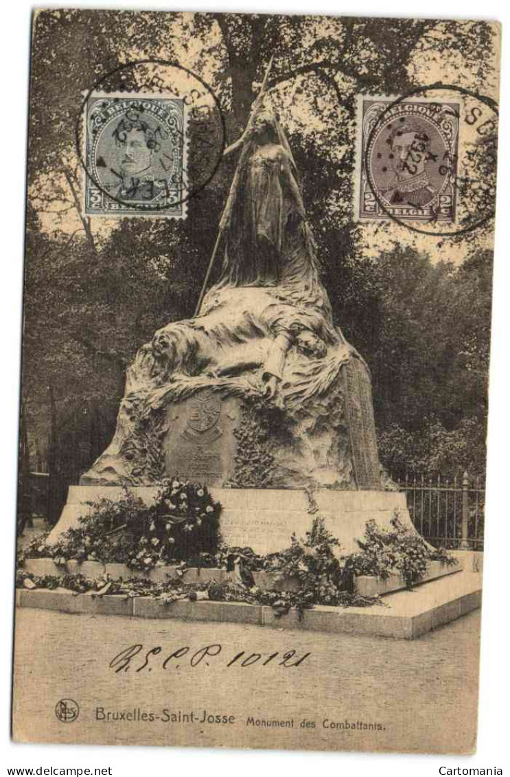 Bruxelles - Saint Josse - Monument Des Combattants - St-Joost-ten-Node - St-Josse-ten-Noode