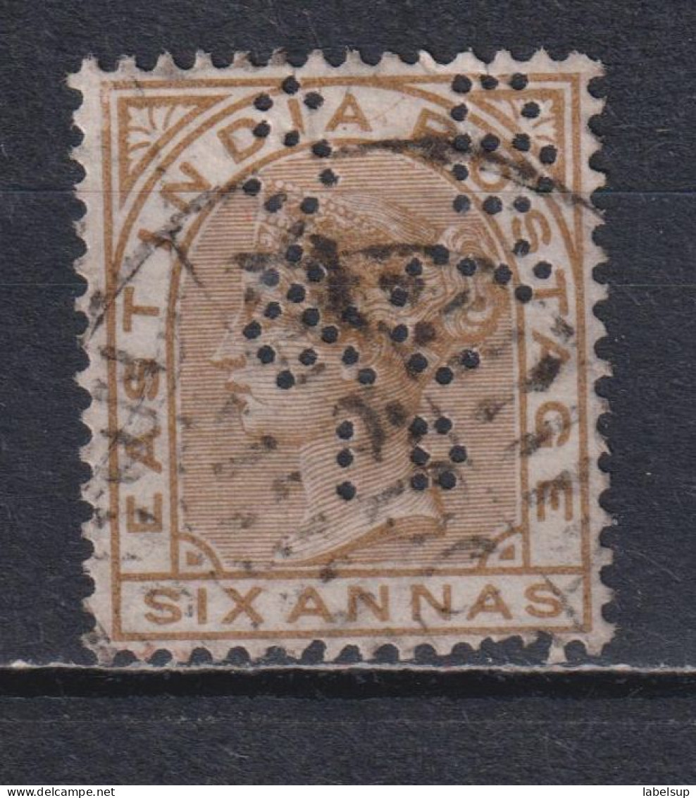 Timbre Oblitéré Perforé D'Inde De 1876 N° 30 - 1902-11 King Edward VII