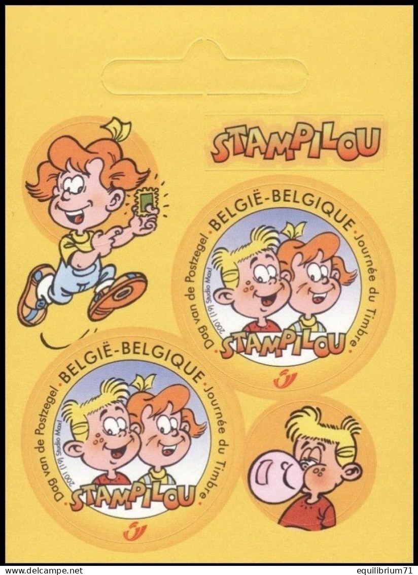 3023**X2 (B38/C38) - Stam Et Pilou / Stam & Pilou / StamPilou - Carnet / Boekje - BELGIQUE / BELGIË / BELGIEN - Philabédés