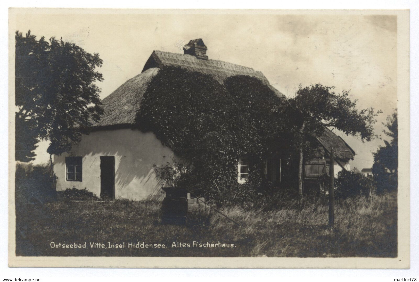 O-2359 Ostseebad Vitte Insel Hiddensee Altes Fischerhaus 1929 - Hiddensee