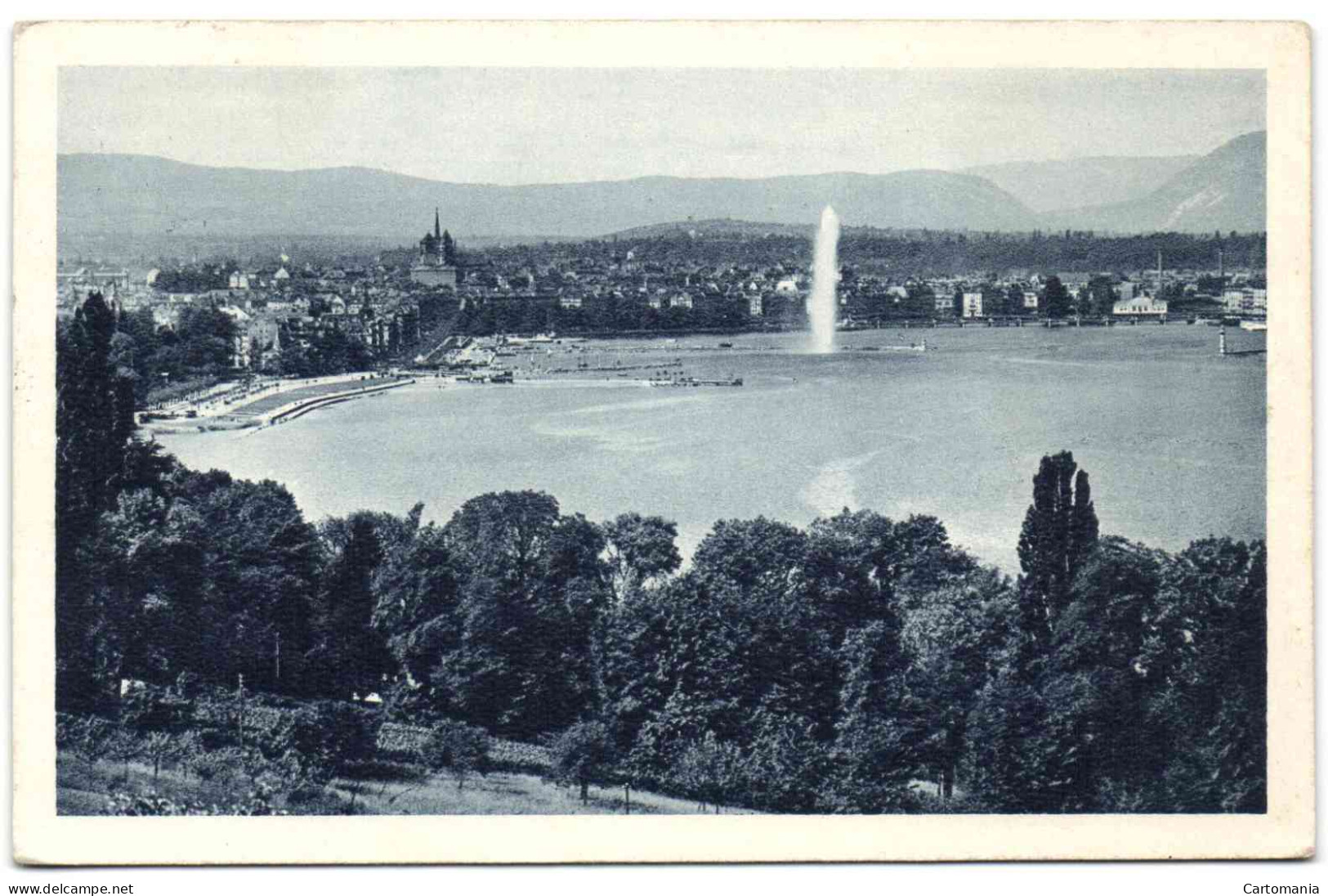 Genève Vue Générale Prise De Cologny - Cologny