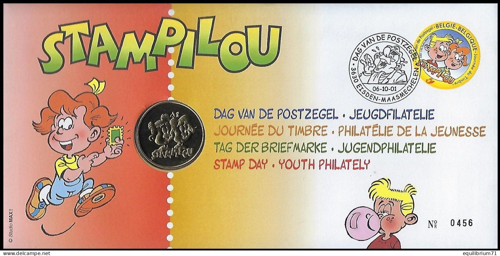 NUMISLETTER 3023° - Stam Et Pilou / Stam & Pilou / StamPilou - Carnet / Boekje - BELGIQUE / BELGIË / BELGIEN - Philabédés (comics)