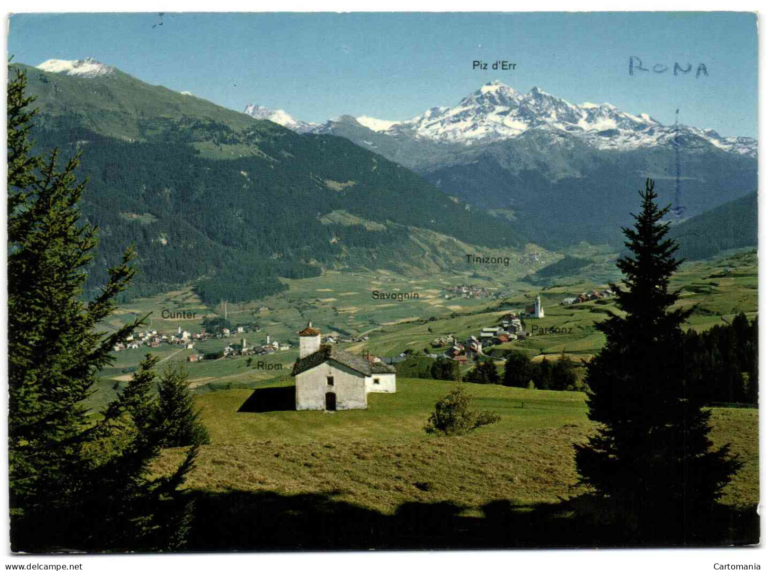 Oberhalbstein (Graubünden) - Cunter-Riom-Parsonz-Savognin-Tinizong - Cunter