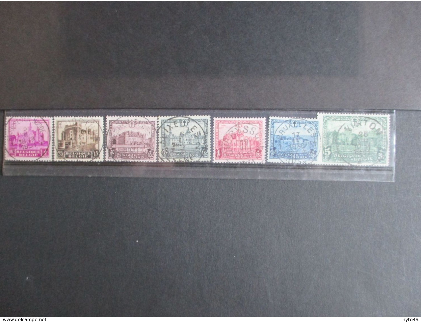 308/14 - Kastelen - Reeks Met Centrale Stempels - OCB € 60 - Used Stamps