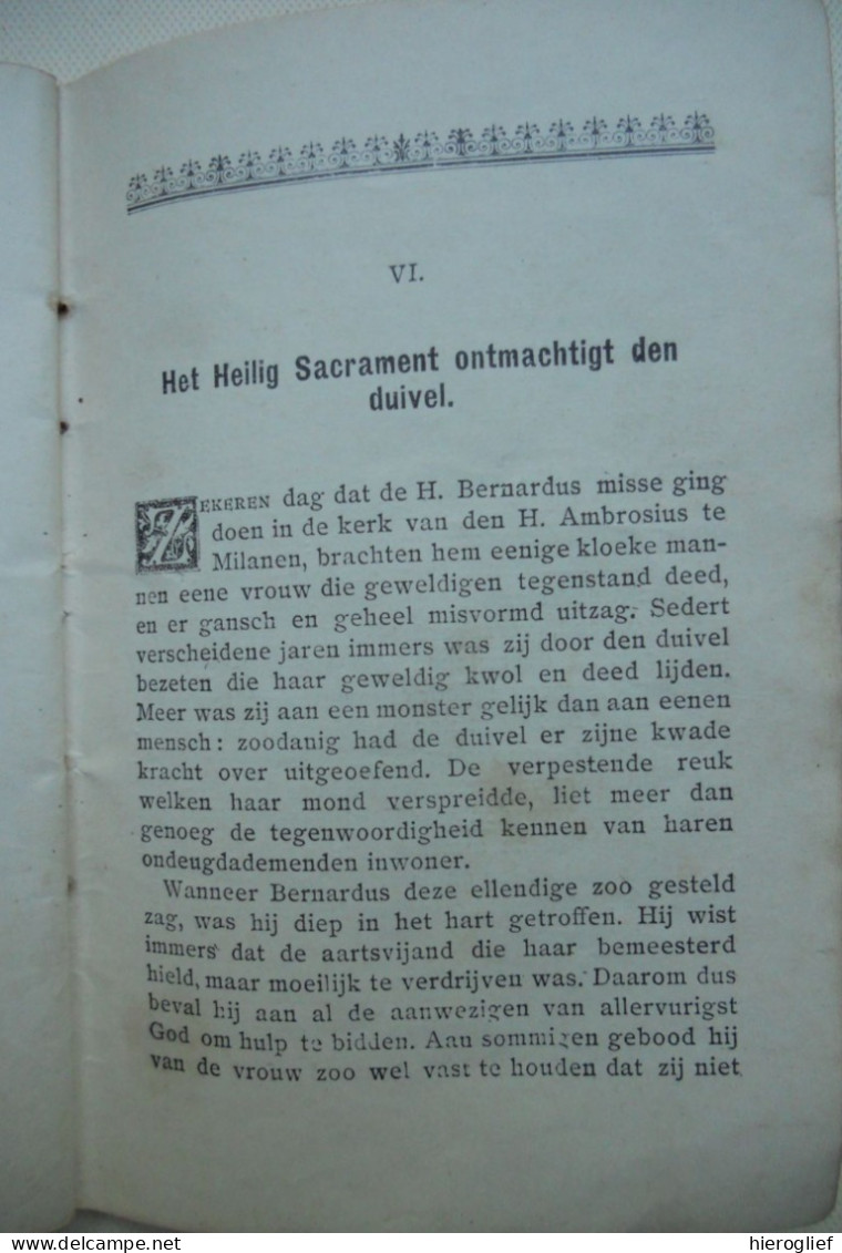 Het Allerheiligste SACRAMENT des ALTAARS - stichtende lezingen door J. Dewitte 1923 steenbrugge brugge de lusthof