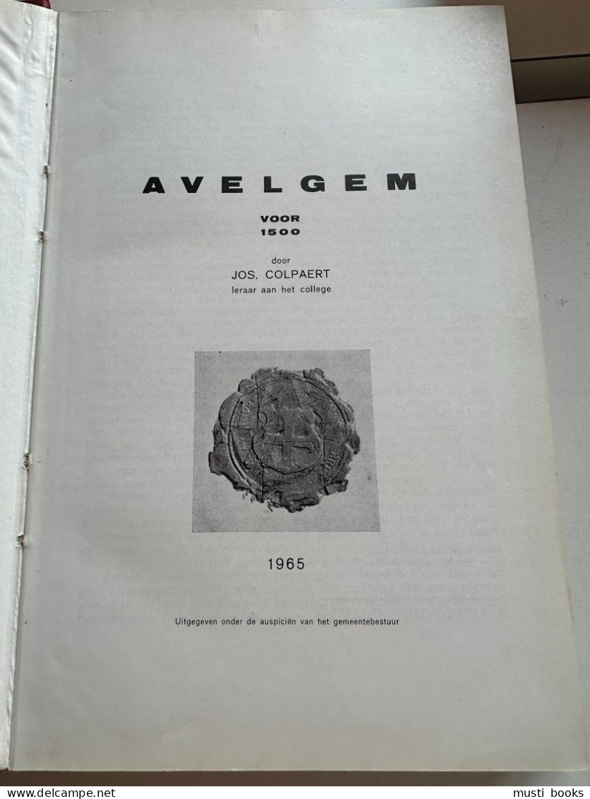 (AVELGEM) Avelgem Voor 1500. - Avelgem