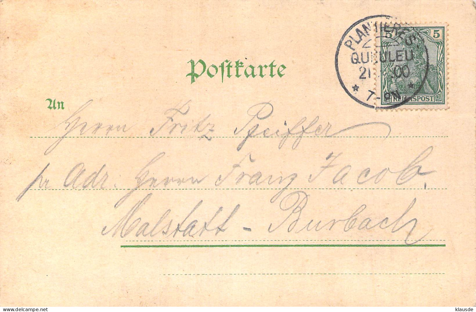 Gruß Aus Metz - Vom Fort St.Quentin Gel.1900 - Lothringen