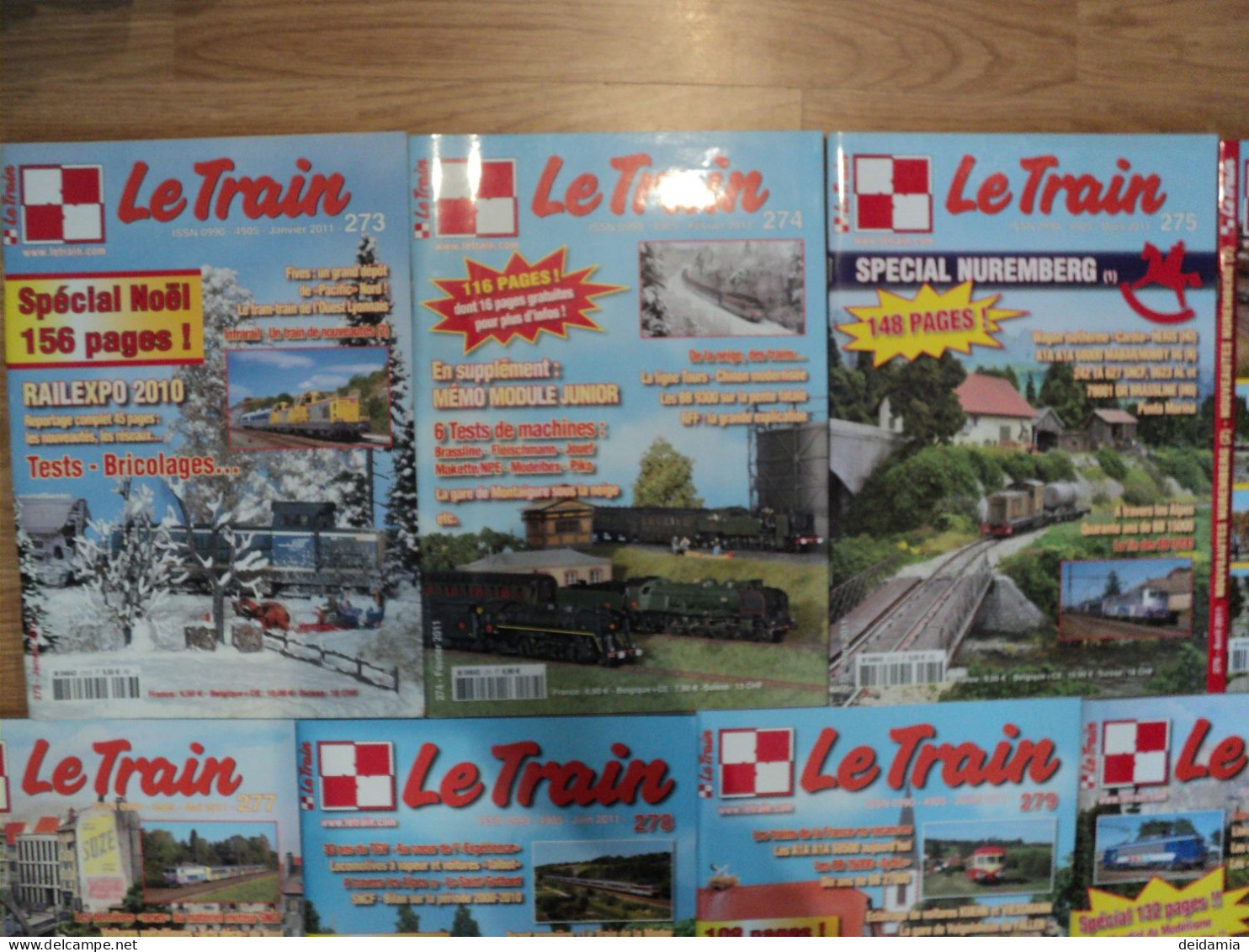 Lot De 21 REVUES LE TRAIN 2010/2011 - Littérature & DVD