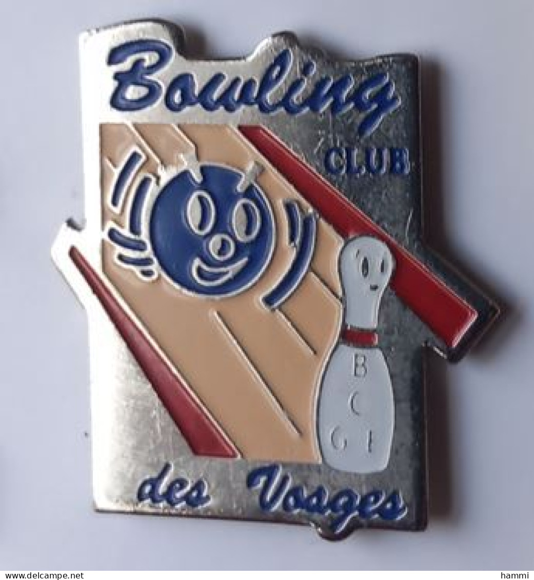 YY618 Pin's Bowling Club Des Vosges Achat Immédiat - Bowling