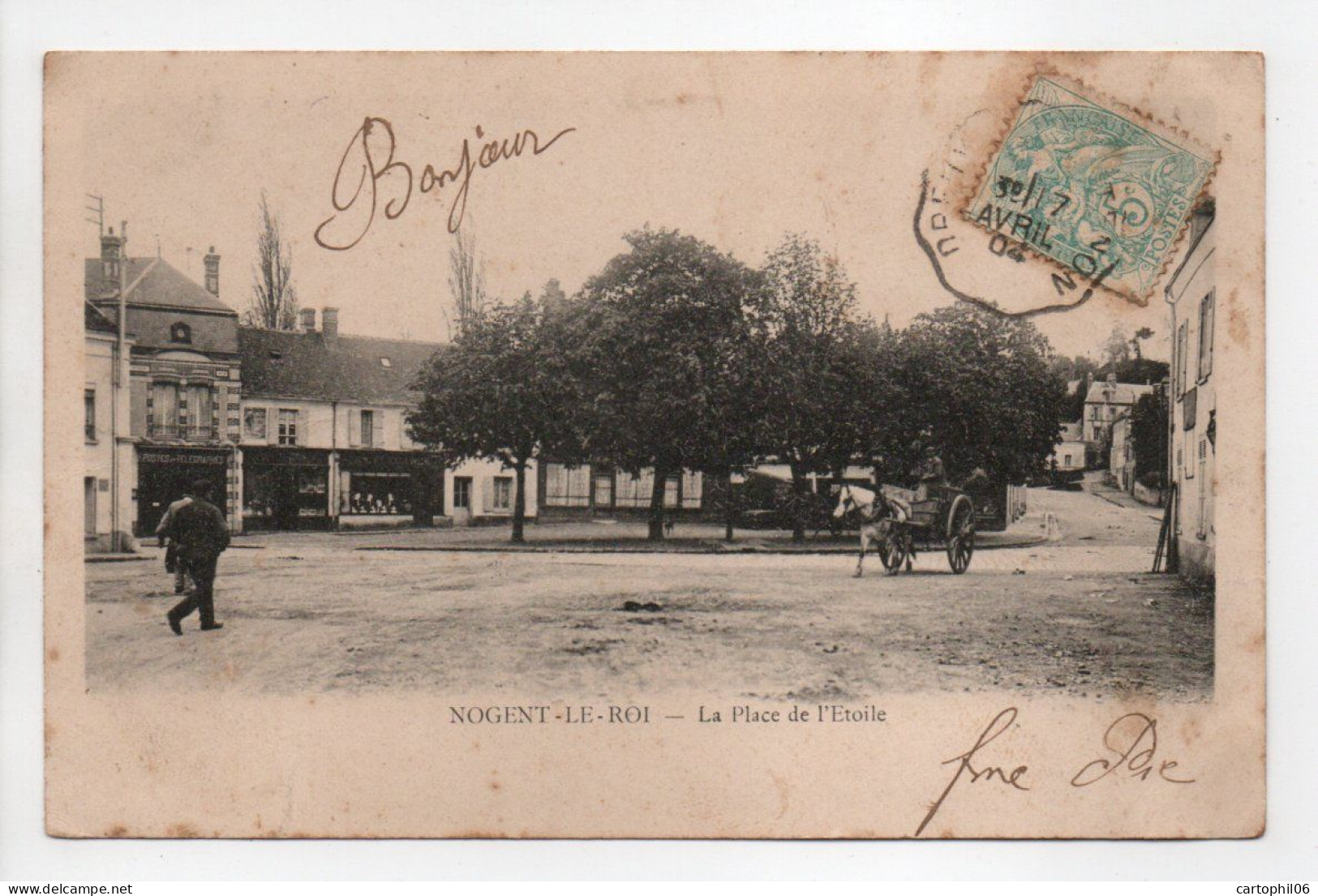 - CPA NOGENT-LE-ROI (28) - La Place De L'Etoile 1904 - - Nogent Le Roi