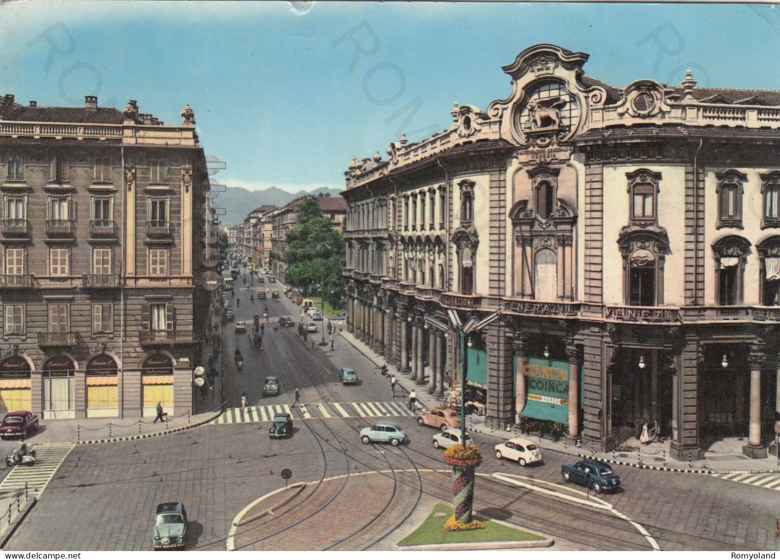 CARTOLINA  TORINO,PIEMONTE-VIA CERNAIA-STORIA,MEMORIA,CULTURA,RELIGIONE,IMPERO ROMANO,BELLA ITALIA,NON VIAGGIATA - Transportes