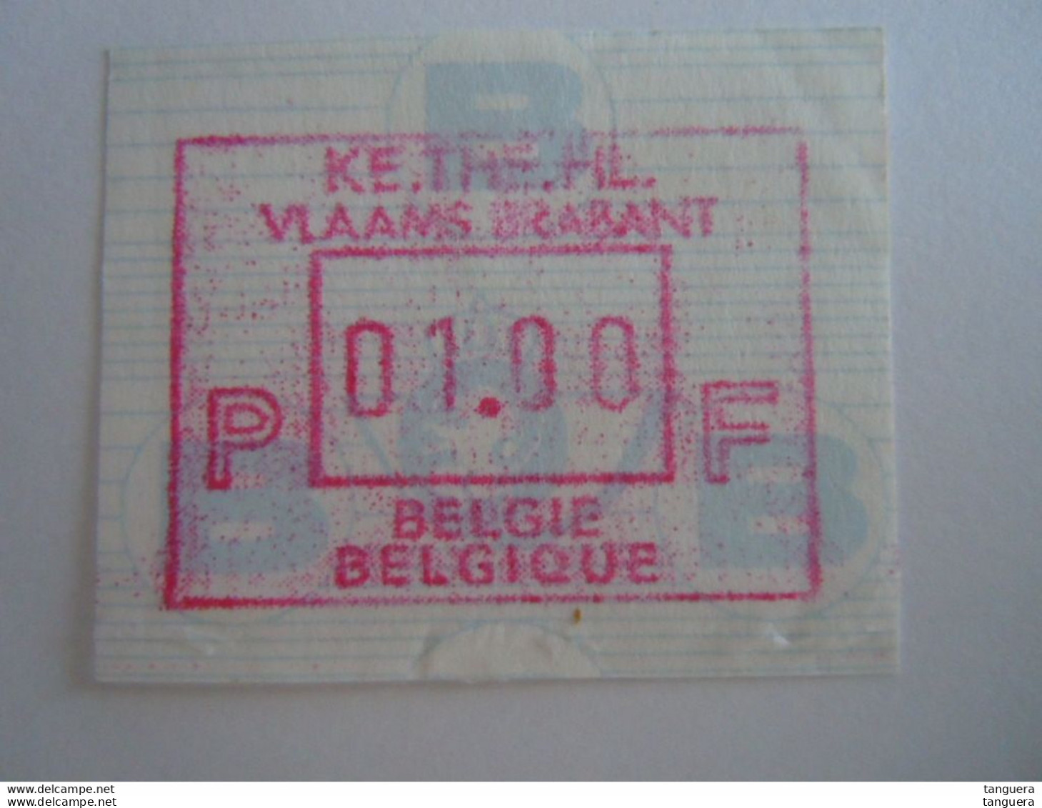 Belgie Belgique 1990 Frama ATM 1 F KE.THE.FIL  ATM82 MNH ** - Mint