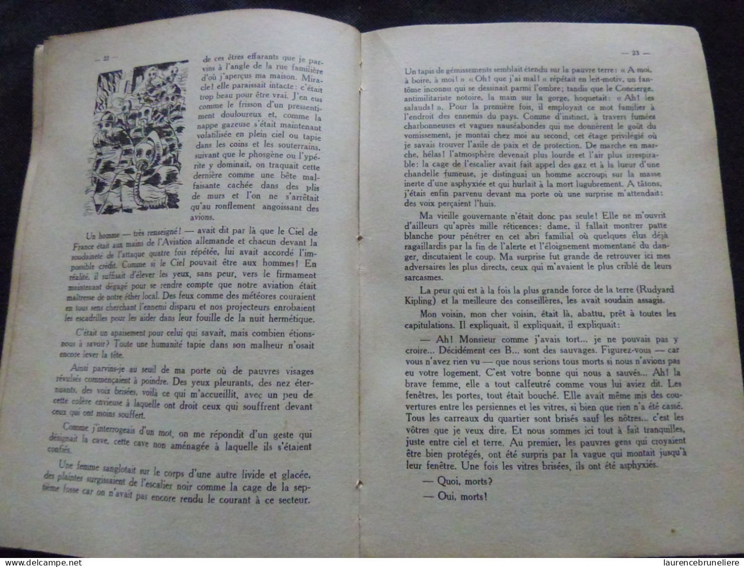 FACE AU PERIL CHIMIQUE - LA SECURITE CHEZ VOUS SANS MASQUE SANS ABRI - 1936 - PAUL BRUERE ET GEORGES VOULOIR - 1901-1940