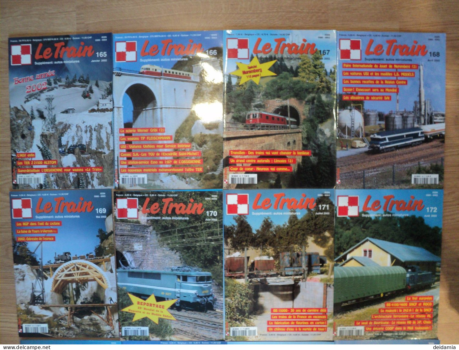 Lot De 12 REVUES LE TRAIN 2002 - Literatuur & DVD