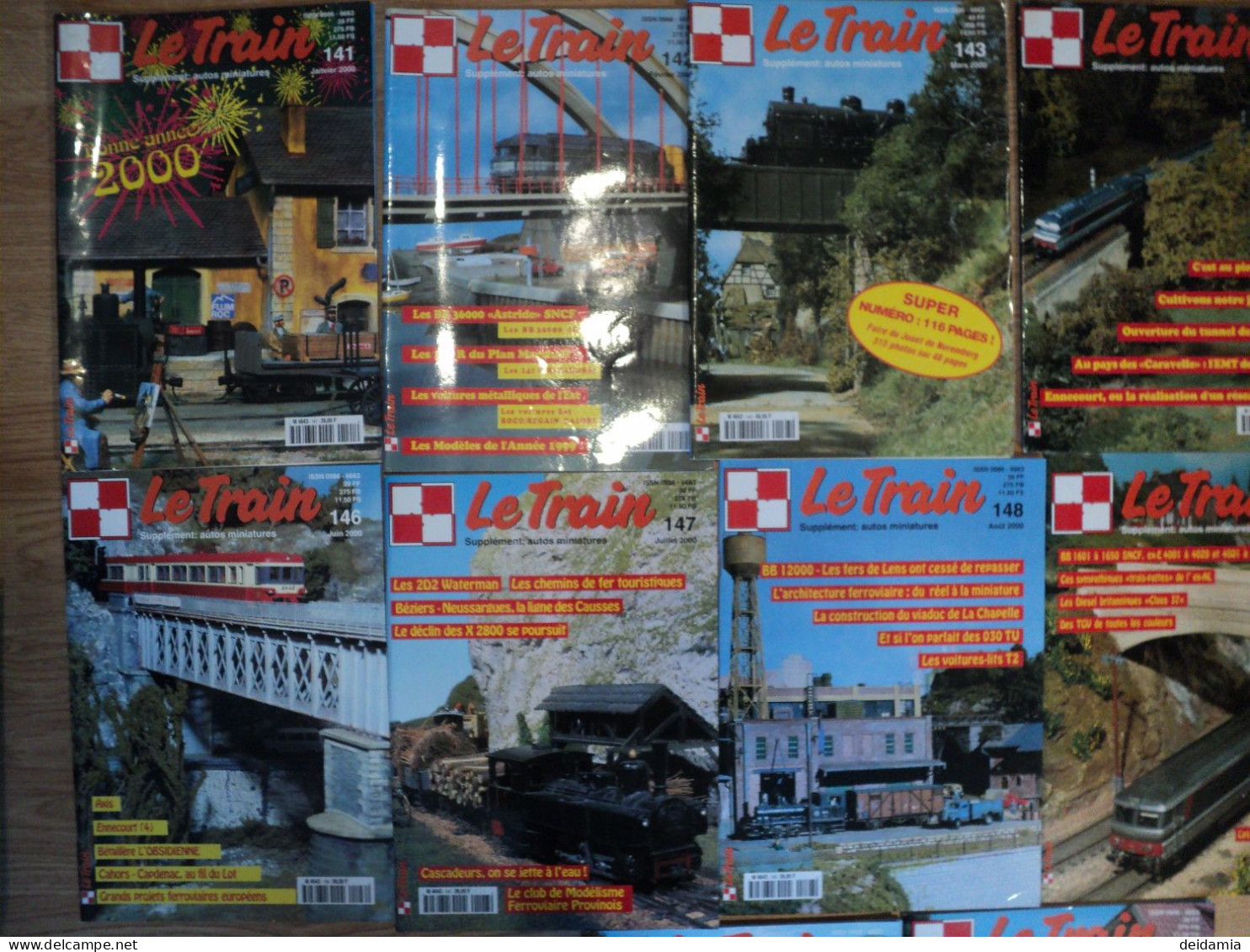 Lot De 12 REVUES LE TRAIN Année 2000 - Literatuur & DVD