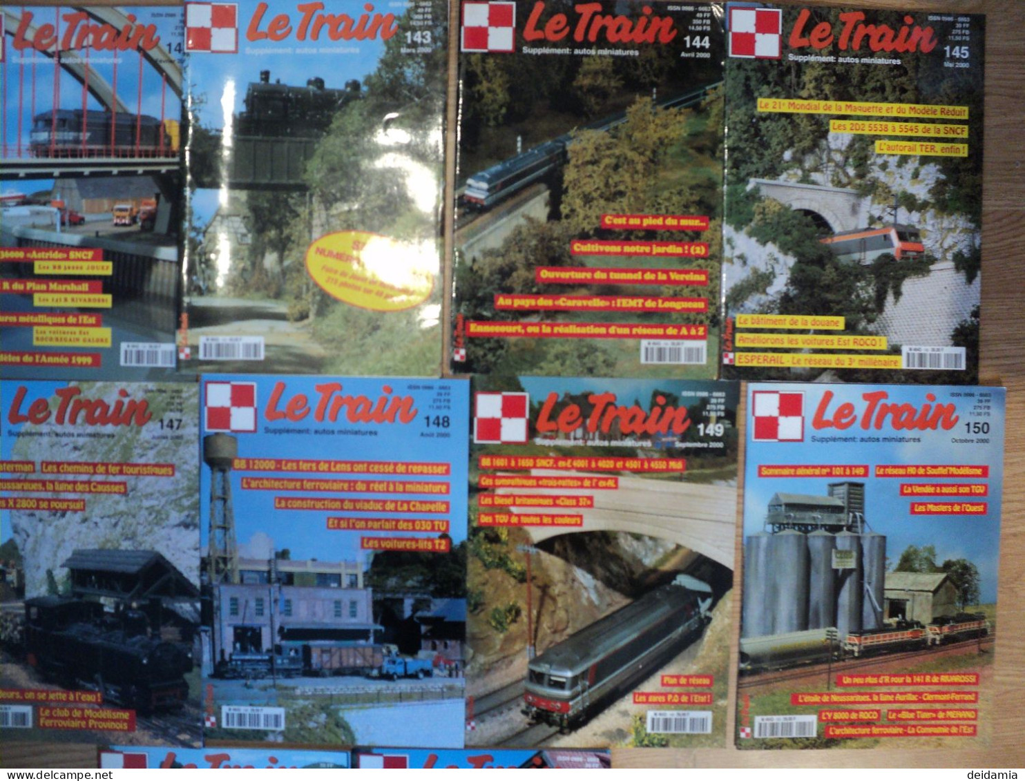 Lot De 12 REVUES LE TRAIN Année 2000 - Literatur & DVD