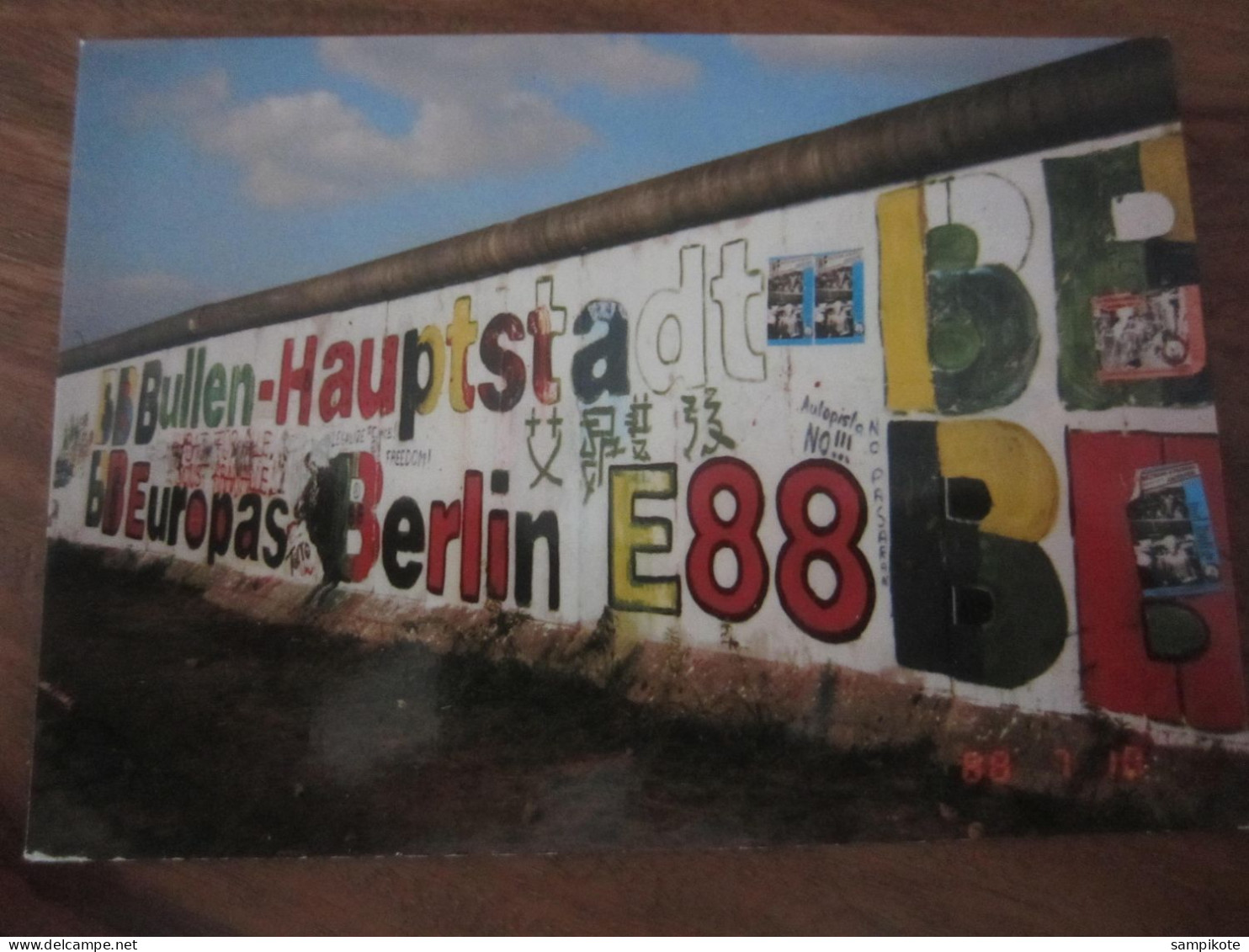 Carte Postale Allemagne Berlin Le Mur - Mur De Berlin