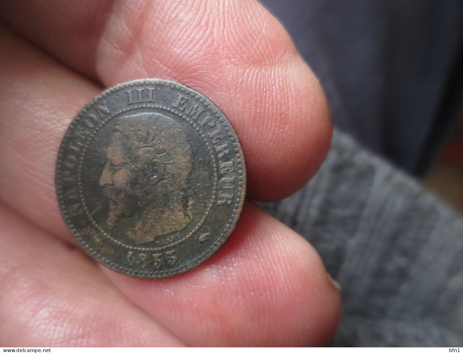 FRANCE 2  CENTIMES NAPOLEON III 1855 A  SUP+ - 2 Centimes