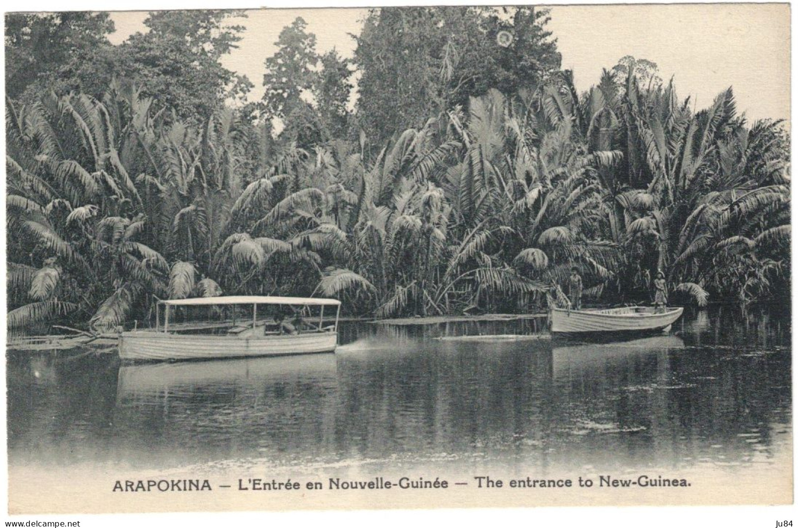 Papouasie - Nouvelle Guinée - Arapokina - L'entrée En Nouvelle-Guinée - Carte Postale Vierge - Papouasie-Nouvelle-Guinée