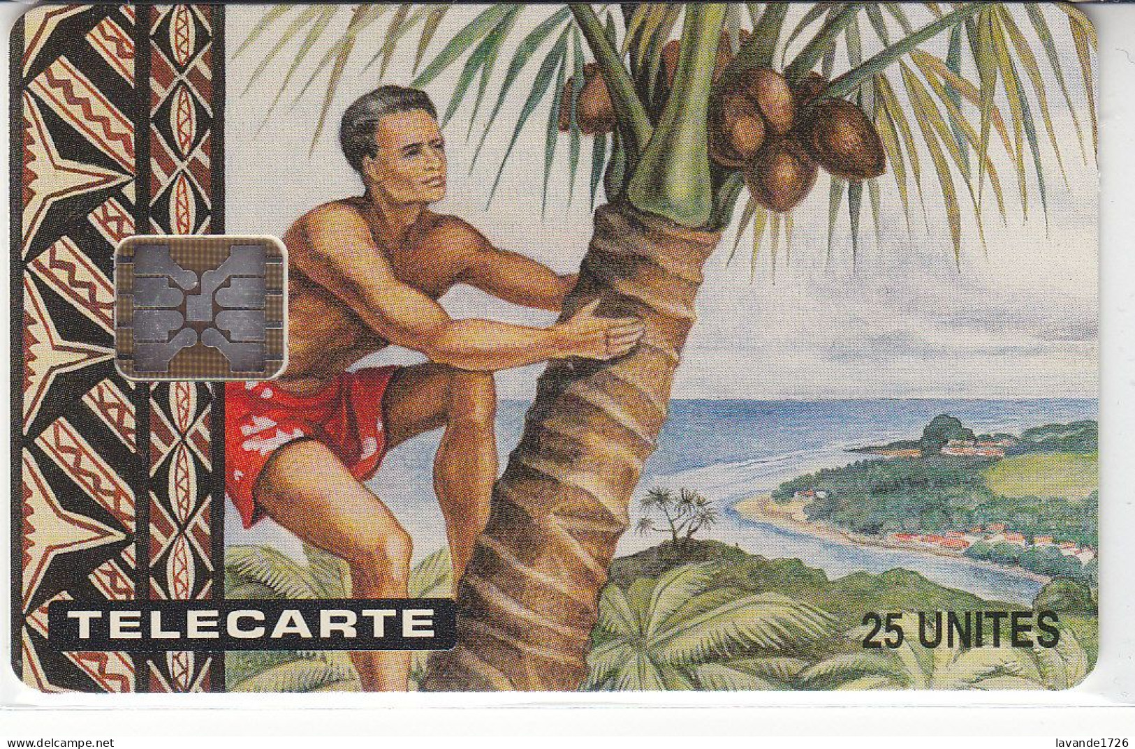 Télécarte 25 UNITES Puce SC5 Date 06.1994   2000 Ex T.B.E. - Wallis Y Futuna
