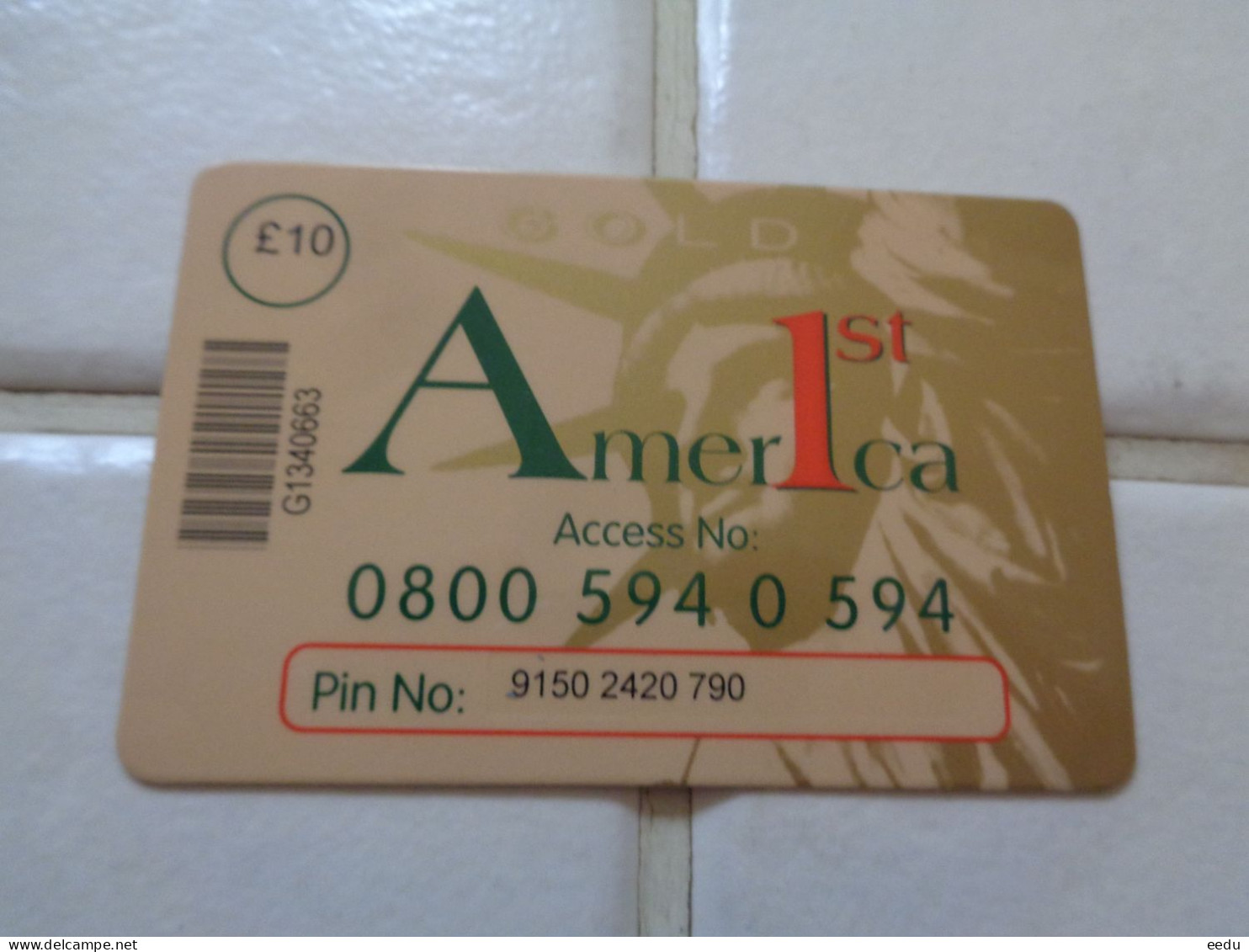 UK Phonecard - [ 9] Fehlliste