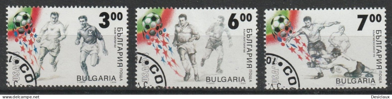 BULGARIE. Lot De Timbres Oblitérés De La Coupe Du Monde 1994. TB. Petit Prix. Voir Le Scan - 1994 – USA