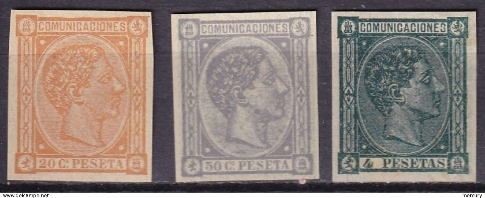 ESPAGNE - 3 Valeurs De 1875 Neuf  - Neufs