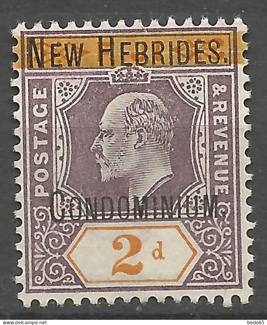 NOUVELLES-HEBRIDES N° 7 NEUF*  CHARNIERE  / Hinge  / MH - Unused Stamps