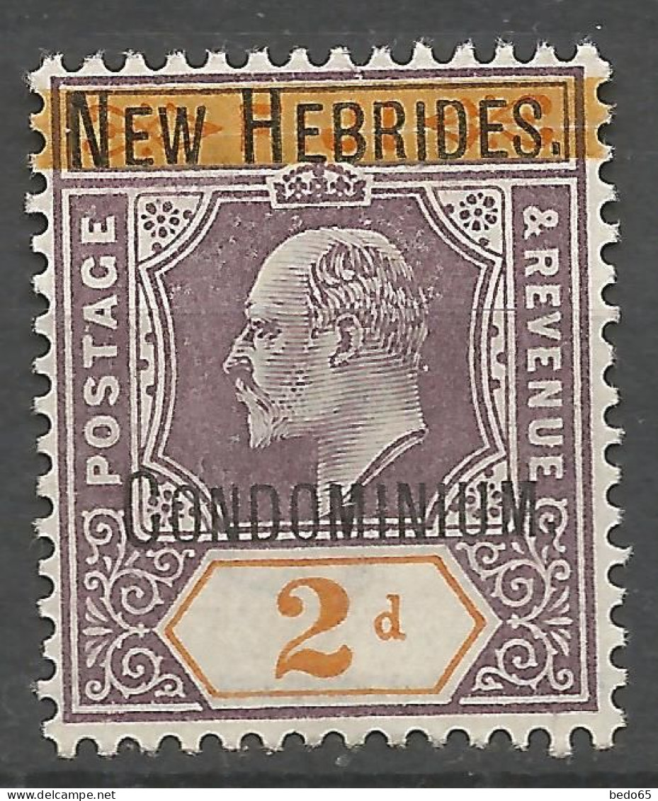 NOUVELLES-HEBRIDES N° 7 NEUF*  CHARNIERE  / Hinge  / MH - Ungebraucht