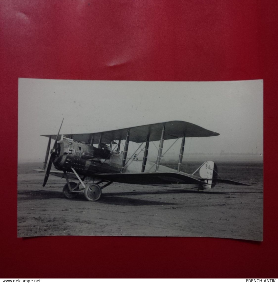 CARTE PHOTO AVION BIPLAN SALMSON - 1919-1938: Between Wars