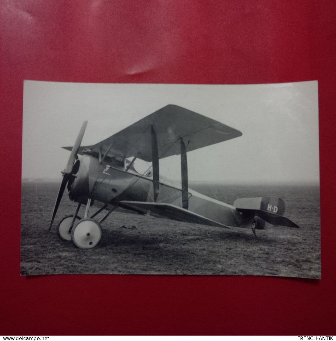 CARTE PHOTO AVION LE BIPLAN HANRIOT DUPONT - 1919-1938: Entre Guerras