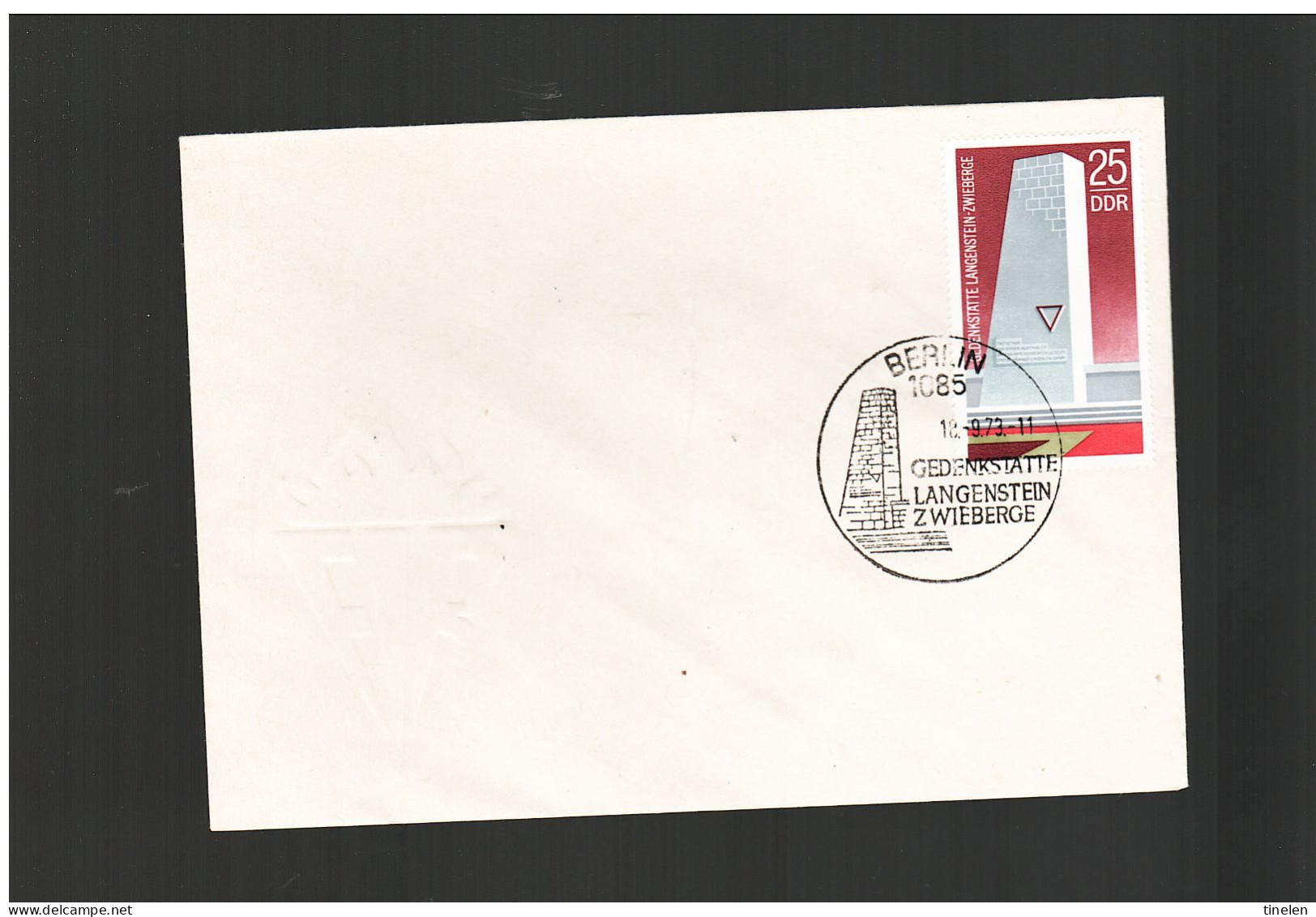 Germania Est-ddr 1973 Fdc GEDENKSTATTE LANGENSTEIN ZWIEBERGE - 1971-1980