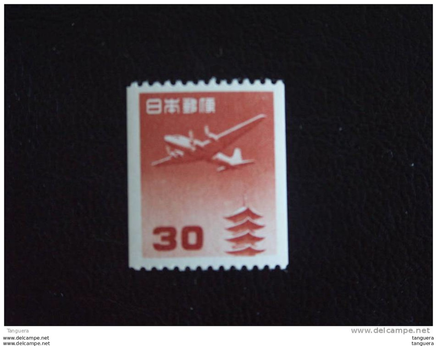 Japan Japon Nippon 1961 Vliegtuig Avion Non Dent. Verticalement Yv LP PA 25a  MNH **  Ongetand Verticaal Non-dentelée - Airmail