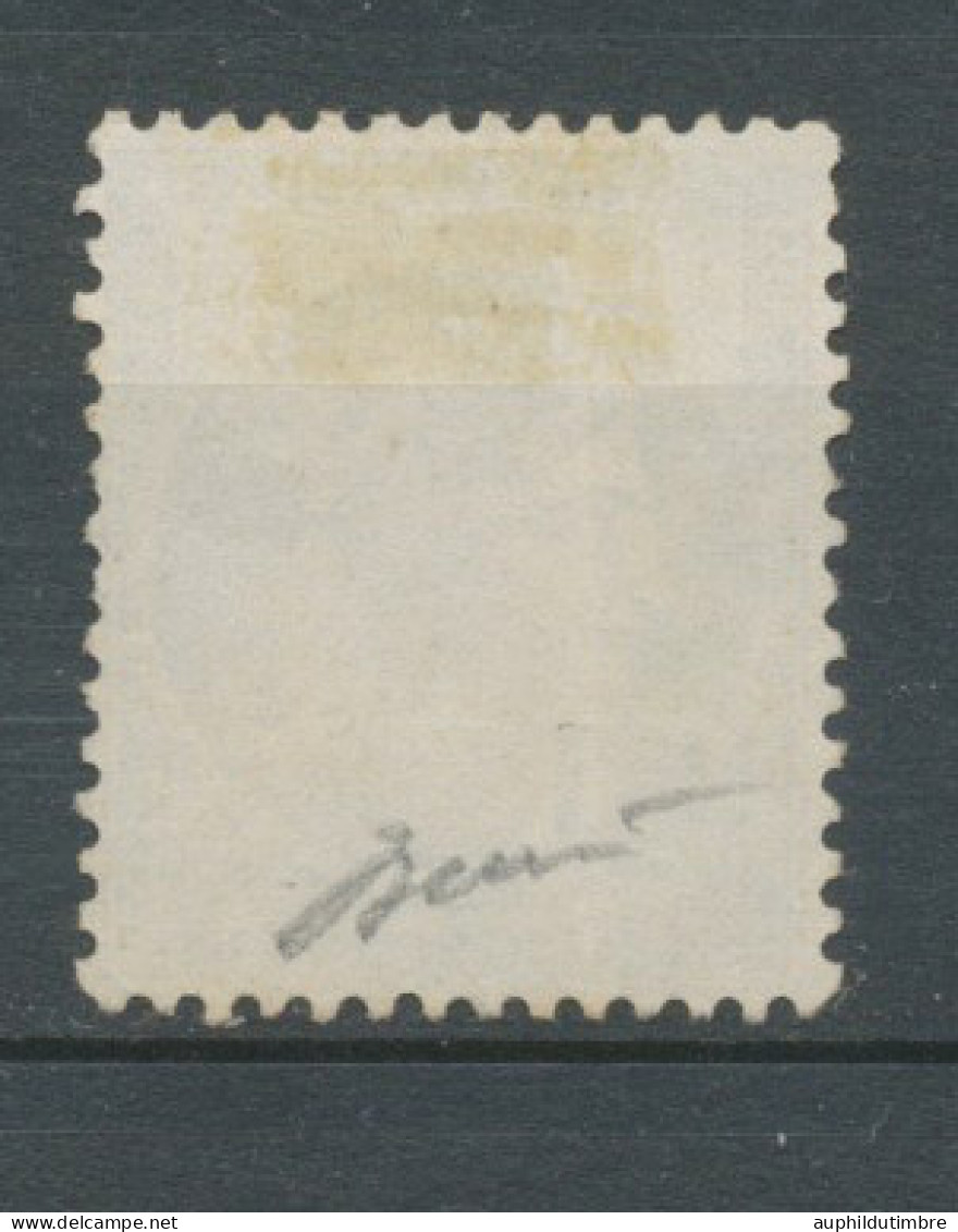 Timbre Variété N°60 25c Bleu Grosse Tâche Sur Le U De REPUB. RARE N3561 - 1871-1875 Cérès