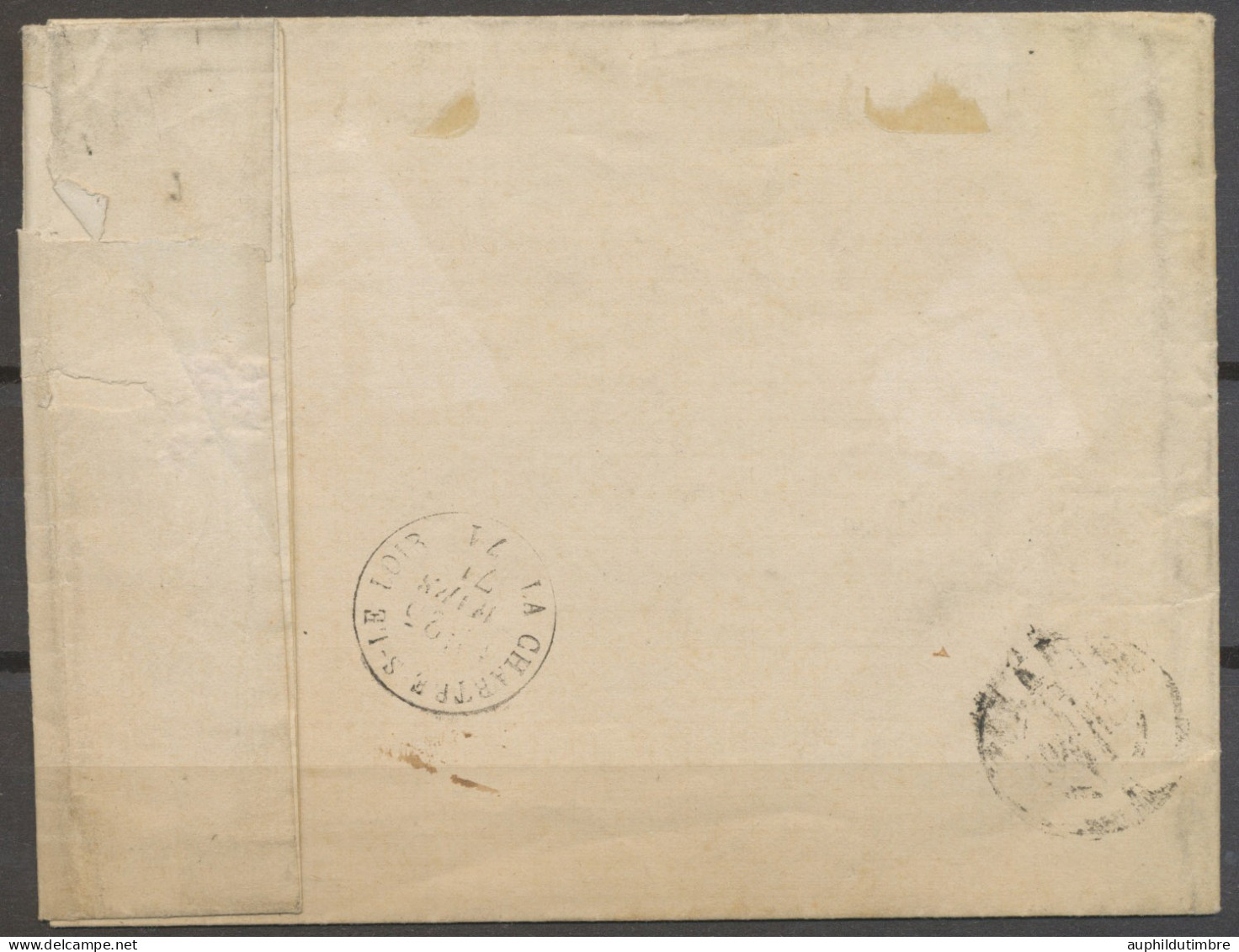 Lettre 22 Mars 1871 ARMEE DE LA REPUBLIQUE En Franchise Taxe 30 + PP Rayé N3591 - Armeestempel (vor 1900)