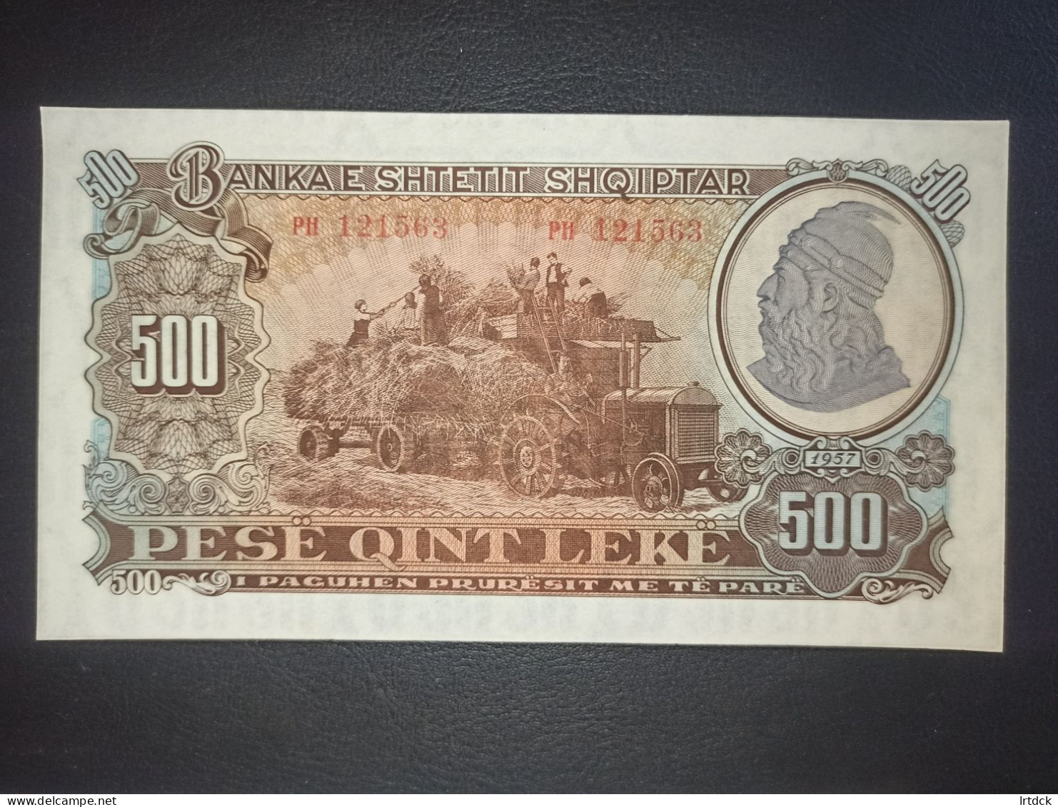 Albanie 500 Leke 1957 Ttb+ - Albanië