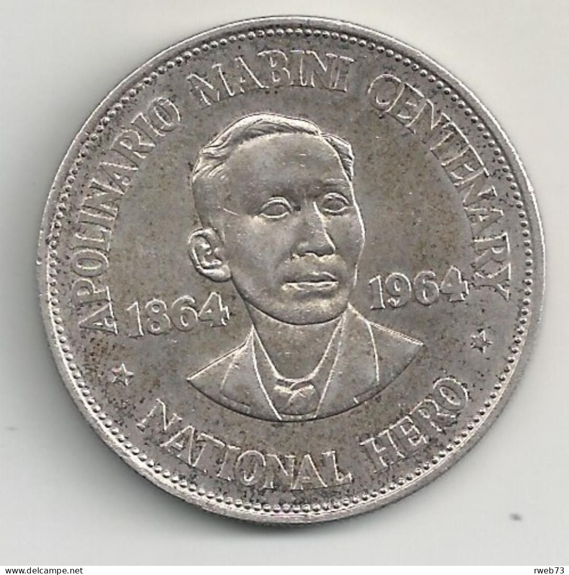 PHILIPPINES - One Peso - 1864 - TB/TTB - Philippinen