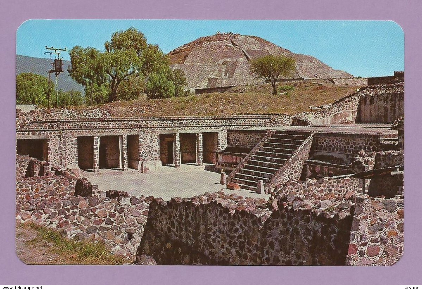 1667 - CPM - MEXIQUE - SAN JUAN TEOTIHUACAN - MEXICO - Templo De Las Mariposas (Temple Des Papillons) - Pyramide - 2 - Mexique