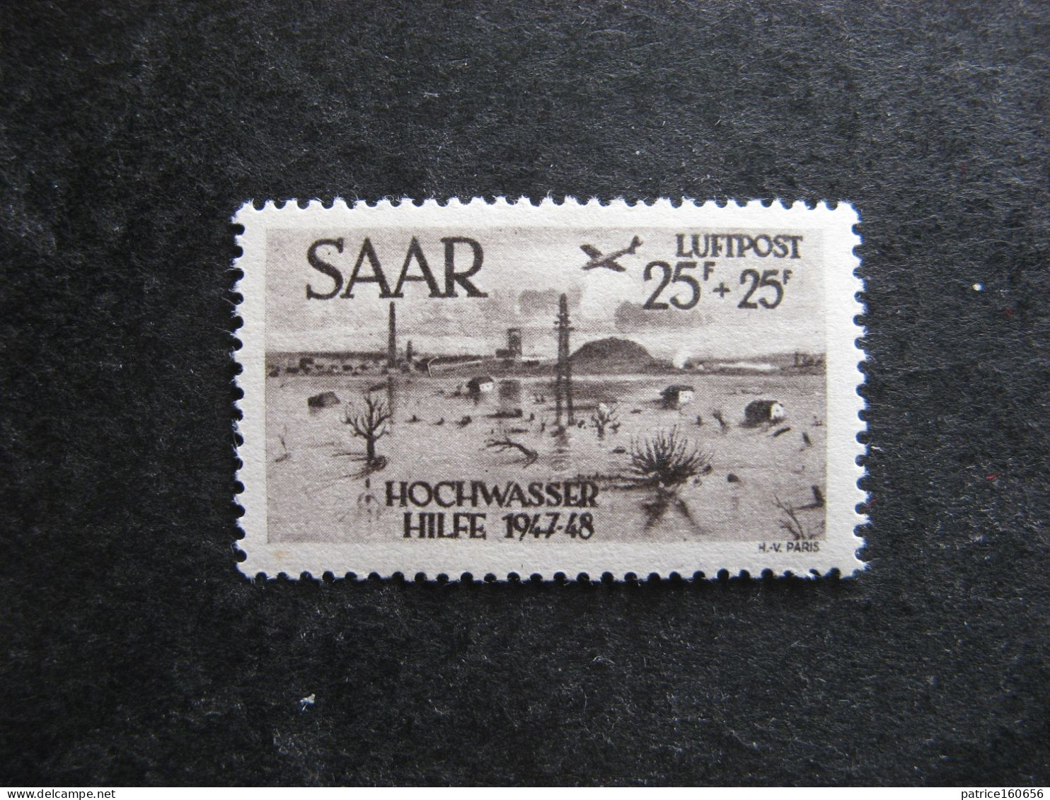 B). SARRE: TB PA N° 12, Neuf XX. - Airmail