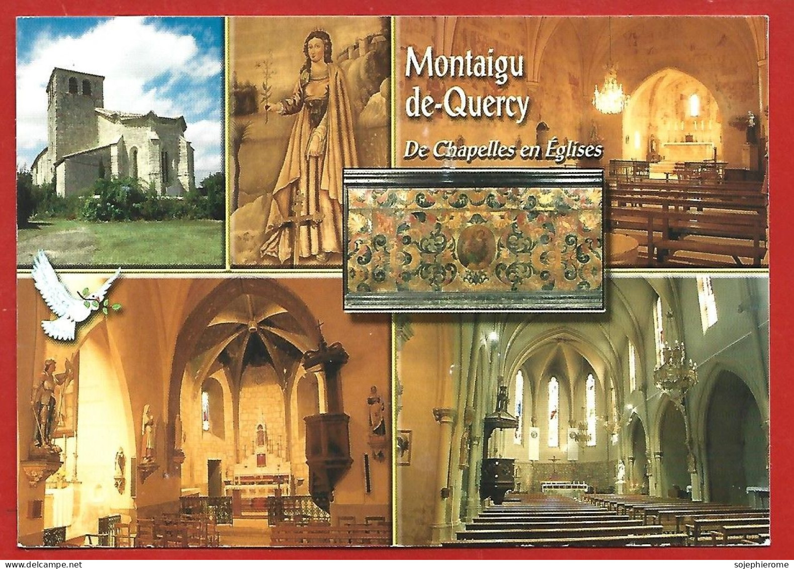 Montaigu-de-Quercy (82) églises Dont Celles De Gouts Et De Sainte-Rose 2scans 19-09-2007 - Montaigu De Quercy