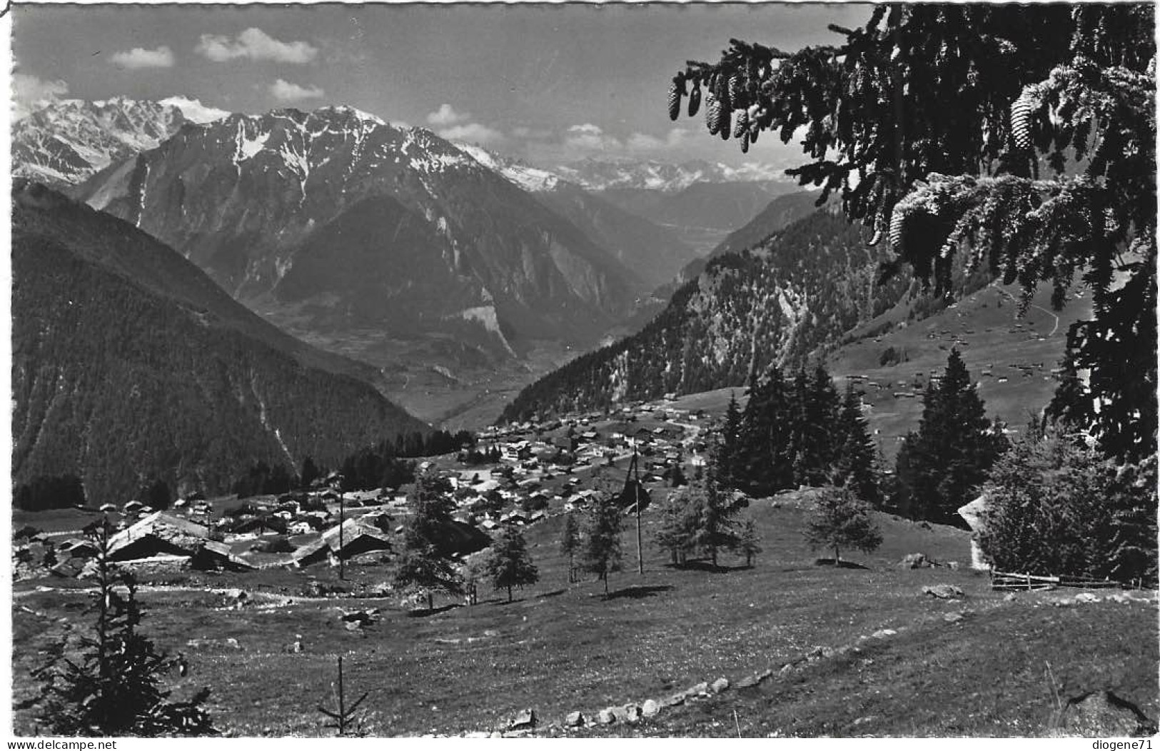 Verbier Et Le Catogne 1961 Rare - Bagnes